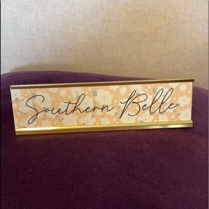 Southern Belle Desk Plaque